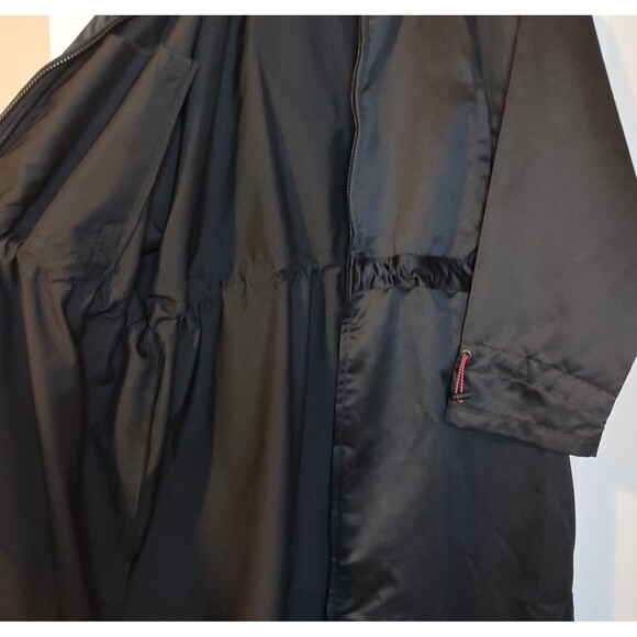 Nike Long Icon Clash Jacket Adult Med Black CU5974-010 Swoosh Logo Graphic Satin - Picture 10 of 16